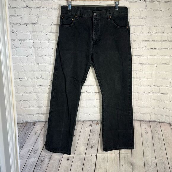 Levi’s Men’s 517 Bootcut Black Jeans size W36 L30 - Picture 1 of 12